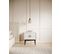 Table De Chevet 55 Cm Stoon Blanc