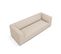 Canapé "ruby", 3 Places, Beige, Tissu Structurel