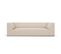 Canapé "ruby", 3 Places, Beige, Tissu Structurel