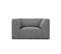 Fauteuil "ruby", 1 Place, Gris, Tissu Structurel