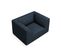 Fauteuil "ruby", 1 Place, Bleu Marine, Tissu Structurel