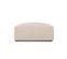 Pouf "ruby", 1 Place, Beige, Tissu Structurel