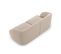 Canapé "miley", 2 Places, Beige, Tissu Chenille