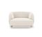 Fauteuil "miley", 1 Place, Beige Clair, Velours