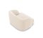 Fauteuil "miley", 1 Place, Beige Clair, Tissu Chenille