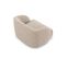 Fauteuil "miley", 1 Place, Beige, Tissu Chenille