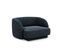 Fauteuil "miley", 1 Place, Bleu Roi, Tissu Chenille