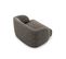 Fauteuil "miley", 1 Place, Gris, Tissu Chenille