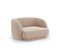 Fauteuil "miley", 1 Place, Cappuccino, Velours