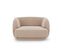 Fauteuil "miley", 1 Place, Cappuccino, Velours