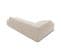 Canapé D'angle Gauche "ruby", 4 Places, Beige, Velours