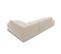 Canapé D'angle Droit "ruby", 4 Places, Beige, Velours