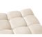 Pouf "karoo", 1 Place, Beige Clair, Velours