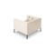 Fauteuil "karoo", 1 Place, Beige Clair, Velours