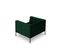 Fauteuil "karoo", 1 Place, Vert Bouteille, Velours