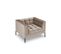 Fauteuil "karoo", 1 Place, Cappuccino, Velours