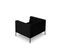 Fauteuil "karoo", 1 Place, Noir, Velours