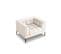 Fauteuil "karoo", 1 Place, Beige Clair, Tissu Structurel