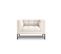 Fauteuil "karoo", 1 Place, Beige Clair, Tissu Structurel