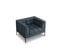 Fauteuil "karoo", 1 Place, Bleu, Tissu Structurel