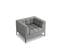 Fauteuil "karoo", 1 Place, Gris, Tissu Structurel