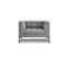 Fauteuil "karoo", 1 Place, Gris, Tissu Structurel