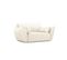 Fauteuil "kaelle", 1 Place, Beige Clair, Tissu Chenille