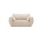 Fauteuil "kaelle", 1 Place, Beige, Tissu Chenille