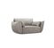 Fauteuil "kaelle", 1 Place, Gris Clair, Tissu Chenille