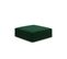 Pouf "kaelle", 1 Place, Vert Bouteille, Velours