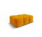 Pouf "kendal", 1 Place, Orange, Velours