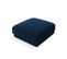 Pouf "miley", 1 Place, Bleu Roi, Velours