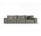 Canapé Modulable "mike", 5 Places, Gris, Tissu Structurel