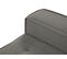 Canapé D'angle Droit Modulable "mike", 5 Places, Gris, Tissu Structurel