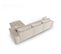 Canapé D'angle Droit Modulable "mike", 5 Places, Beige, Tissu Structurel