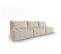 Canapé Modulable "mike", 5 Places, Beige, Tissu Structurel