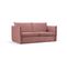 Canapé Convertible "agate", 2 Places, Rose, Velours