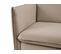 Canapé Convertible "agate", 3 Places, Beige, Velours