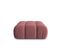 Pouf "bellis", 1 Place, Rose, Velours