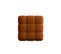 Pouf "bellis", 1 Place, Terracotta, Velours