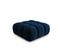 Pouf "bellis", 1 Place, Bleu Roi, Velours