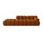 Canapé Modulable Gauche "bellis", 4 Places, Terracotta, Velours