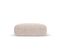 Pouf "molino", 1 Place, Beige, Tissu Chenille