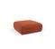 Pouf "molino", 1 Place, Terracotta, Tissu Chenille