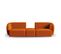 Canapé Modulable "shane", 2 Places, Terracotta, Velours