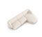 Canapé D'angle Droit Modulable "shane", 4 Places, Beige Clair Mélange, Tissu Chenille