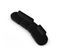 Canapé Modulable Droit "shane", 6 Places, Noir, Velours