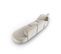 Canapé Modulable Gauche "shane", 6 Places, Beige, Velours