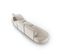 Canapé Modulable Droit "shane", 6 Places, Beige, Velours