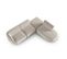 Canapé D'angle Droit Modulable "shane", 5 Places, Beige, Velours